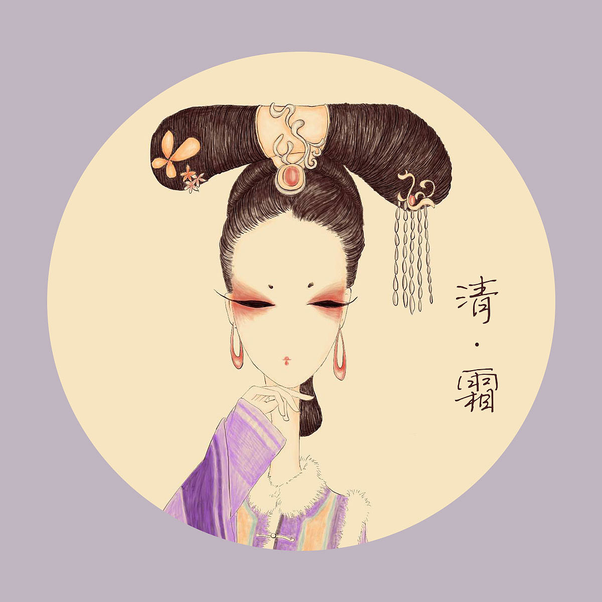 清宫系列插画（图ZNjkxNzAzODg=） - 商业插画 - 站酷设计师风辞原创素材 - 站酷ZCOOL