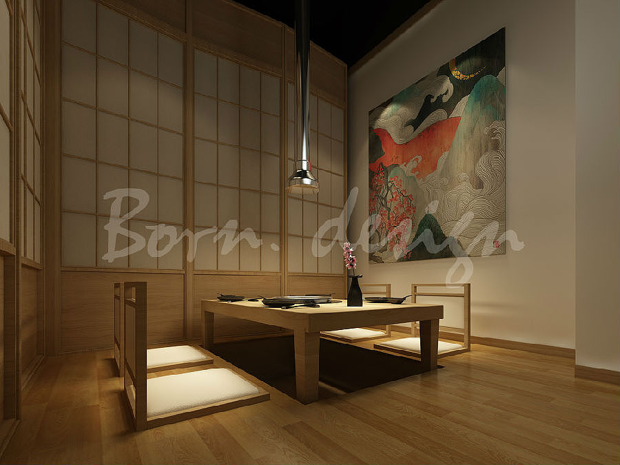 厦门日式烤肉店餐厅设计