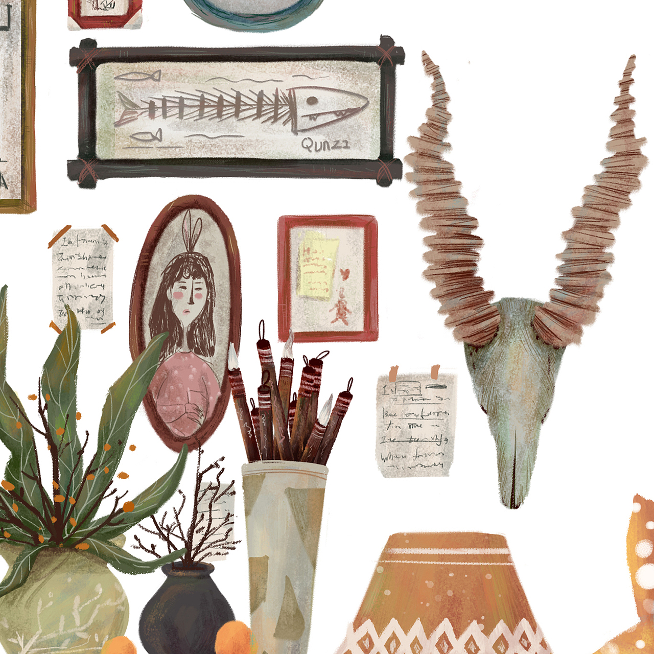 插画师的生活日常