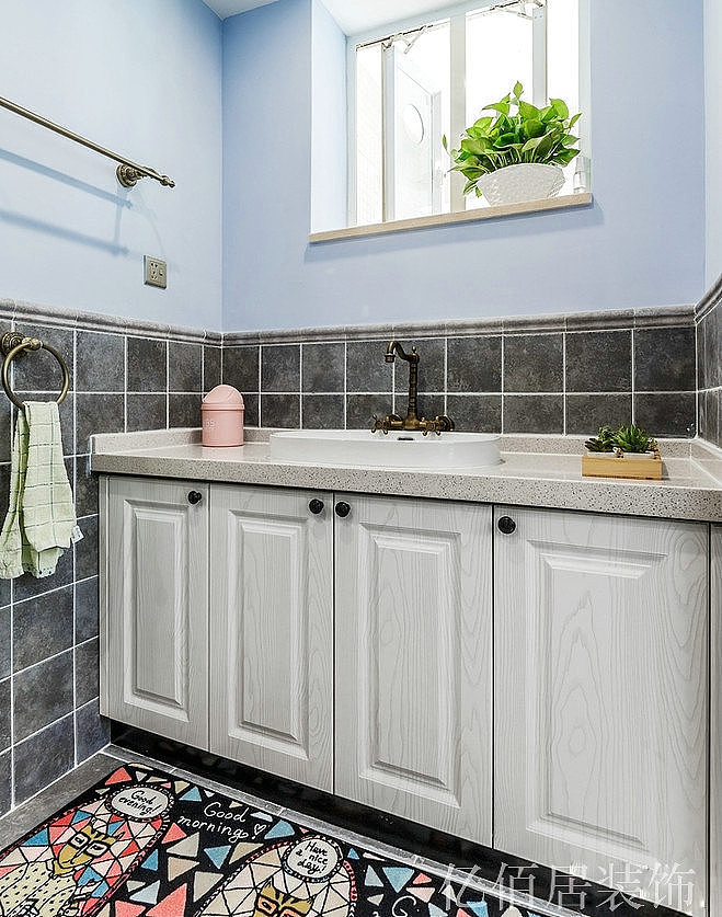 河北石家庄亿佰居装饰装修80平简约混搭案例