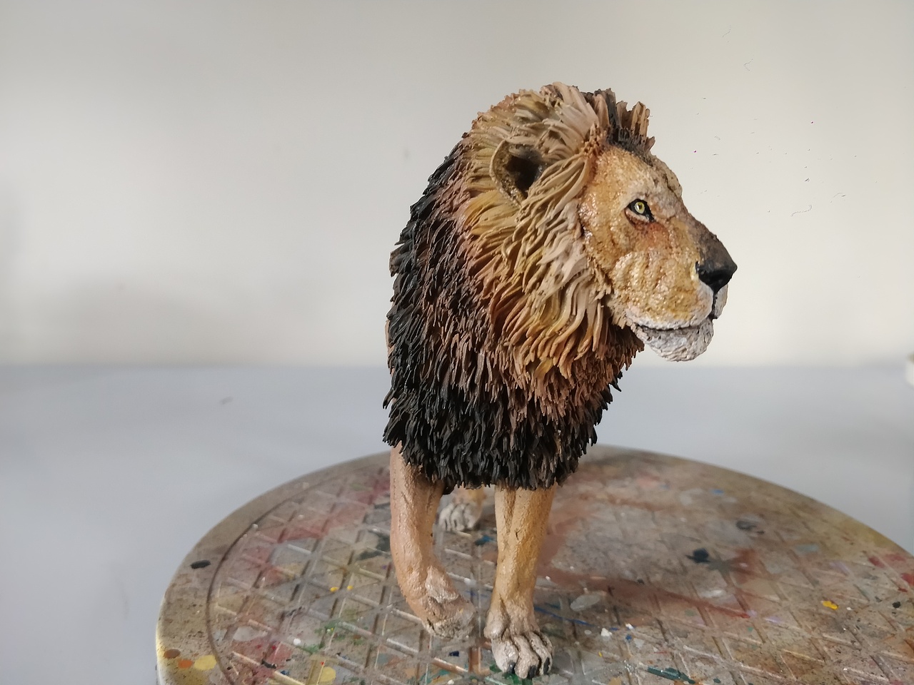 1:10 狮子gk涂装作品|手工艺|手办/模玩|doa1 - 原创作品 - 站酷