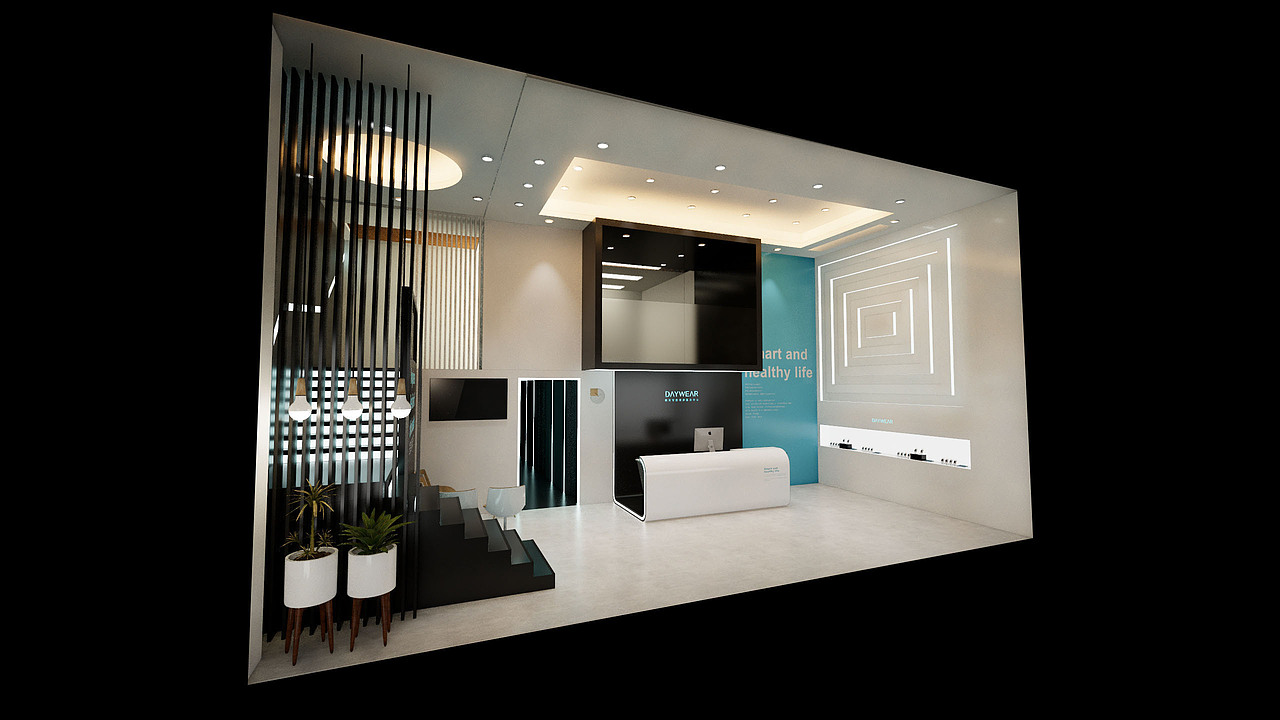 门店装修设计方案与3D效果图（图ZMTg0MzQ4MDc2） - 家装设计 - 站酷设计师xi_design原创素材 - 站酷ZCOOL