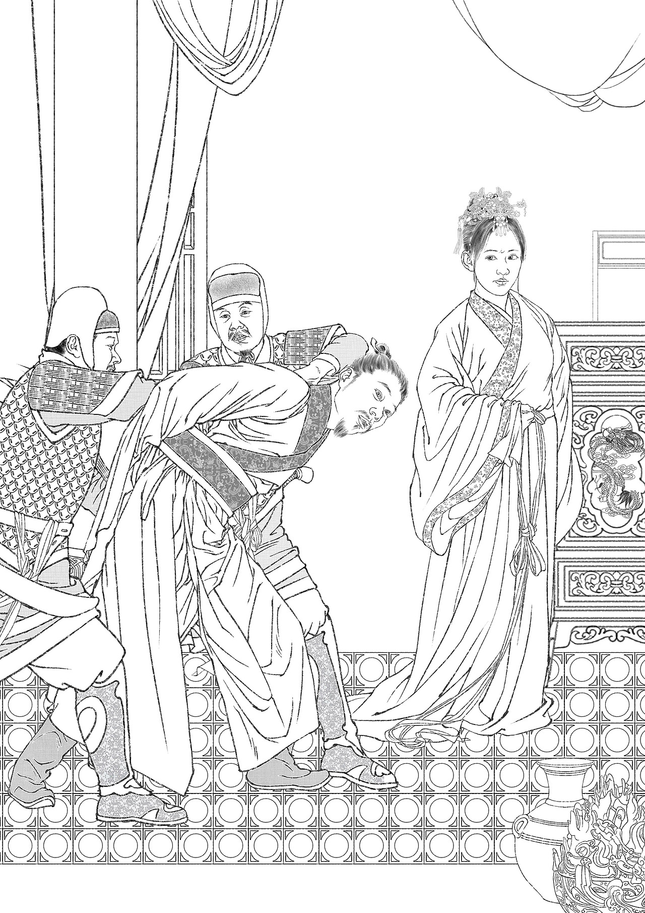 纪保超插画设计《韩信》——【中华先贤人物故事汇】（图ZMjk2MDY1OTQw） - 艺术插画 - 站酷设计师纪保超原创素材 - 站酷ZCOOL