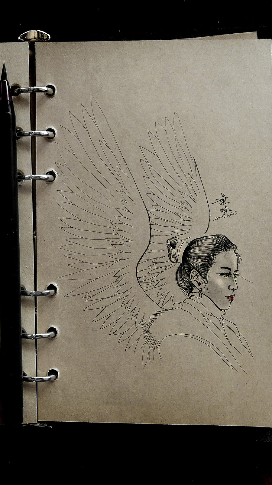 三幅不同表現技法的人物像（图ZMTIxNDY2MDY4） - 商业插画 - 站酷设计师日作團無味原创素材 - 站酷ZCOOL