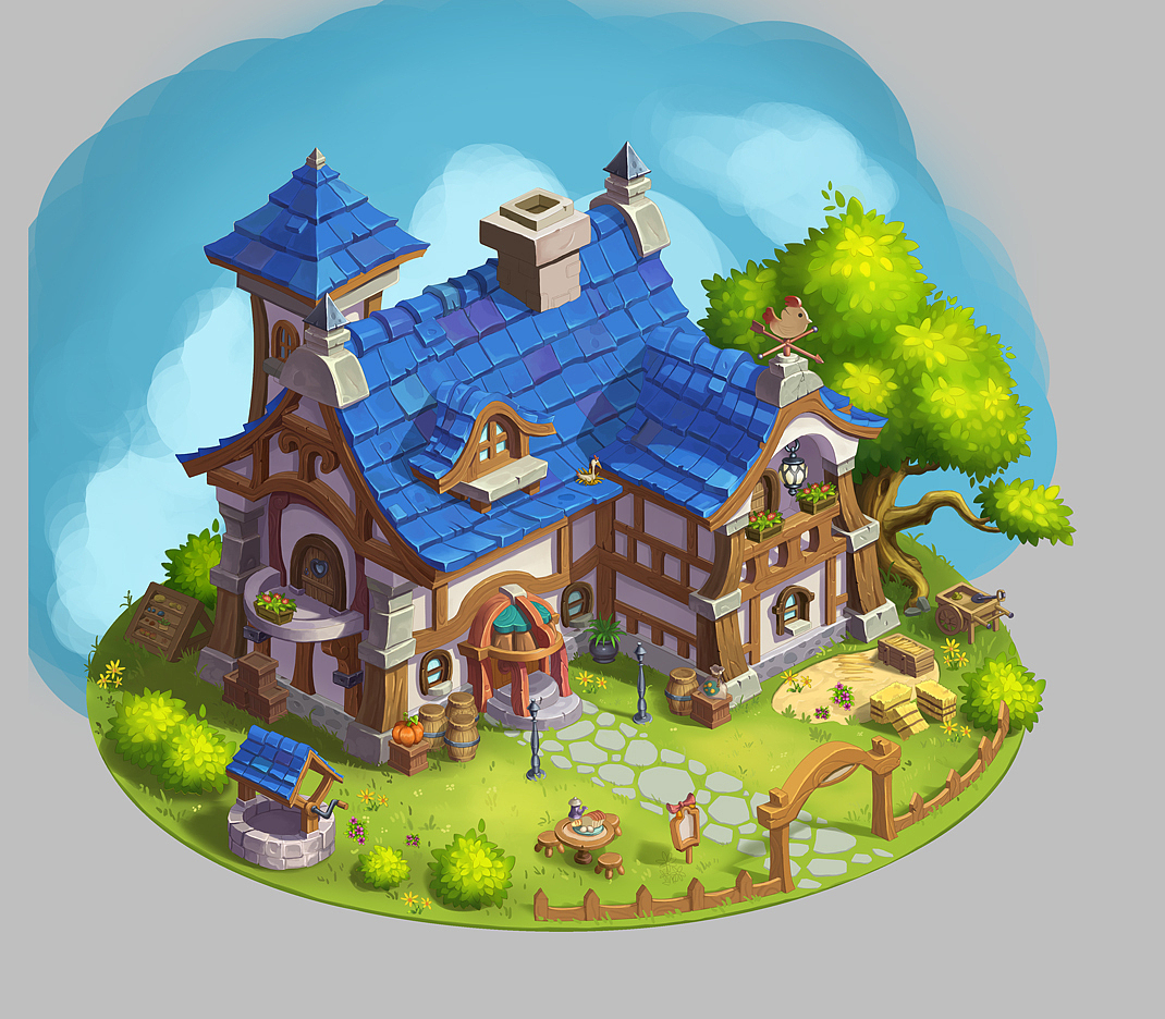 作品集（图ZMTEwMTQxNTc2） - 游戏原画 - 站酷设计师斗牛撞树原创素材 - 站酷ZCOOL