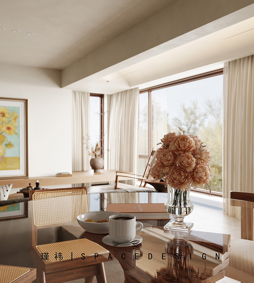 原创设计案例｜中古侘寂（图ZMzMzODA0NDAw） - 家装设计 - 站酷设计师瑾祎设计原创素材 - 站酷ZCOOL