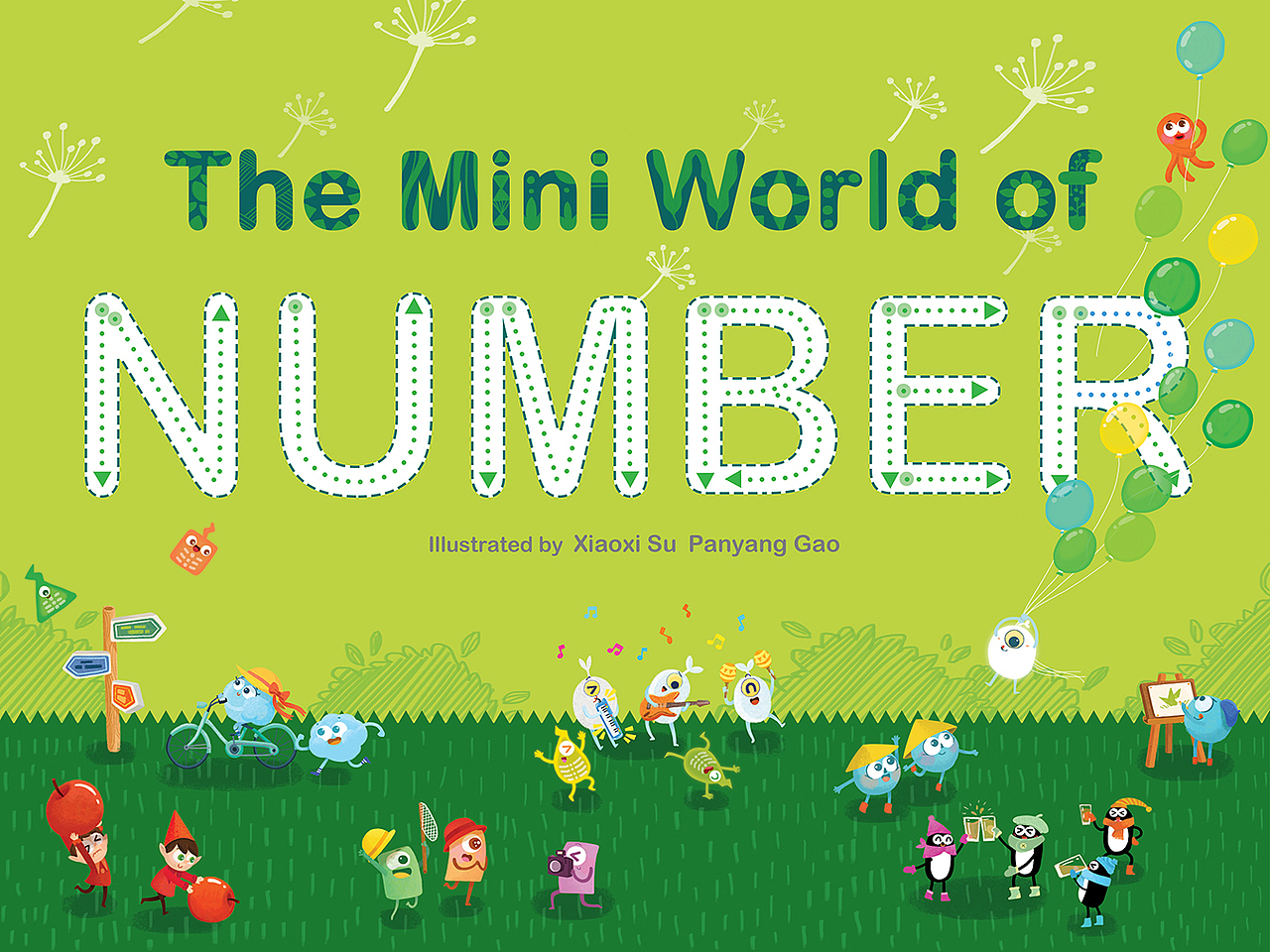 原创儿童绘本《The Mini World of Number》部分插图（图ZMTMxOTgxMDE2） - 绘本 - 站酷设计师小小苏和牛筋面原创素材 - 站酷ZCOOL