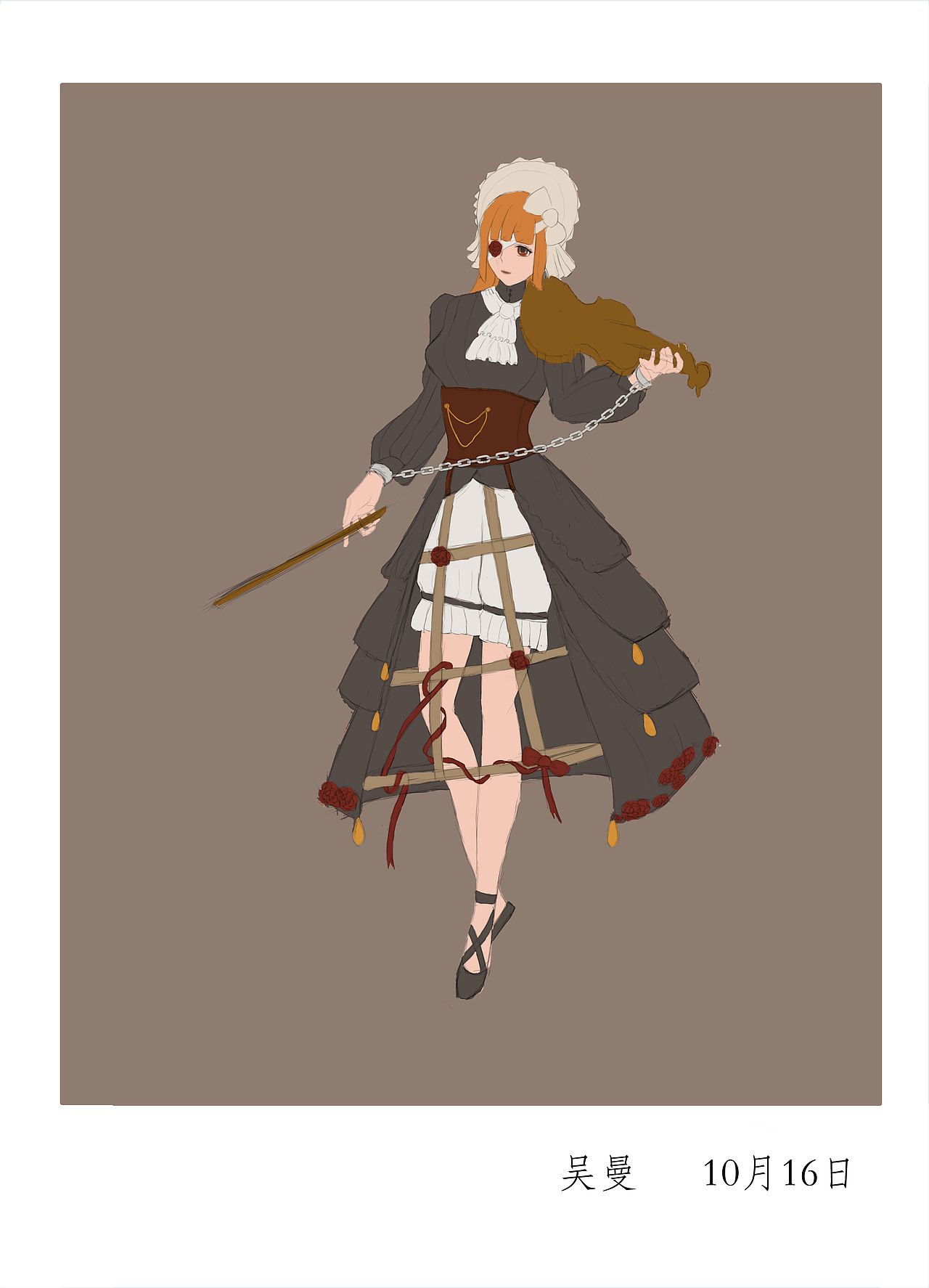 火星人教育-学生人物创作作品(创作习作)