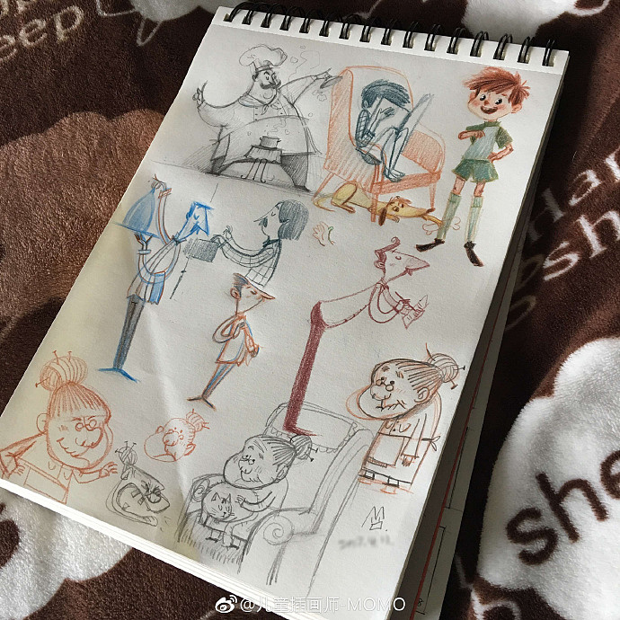 2017作品汇-MOMO插画路