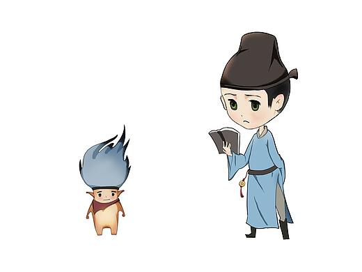 古代书生ip设计