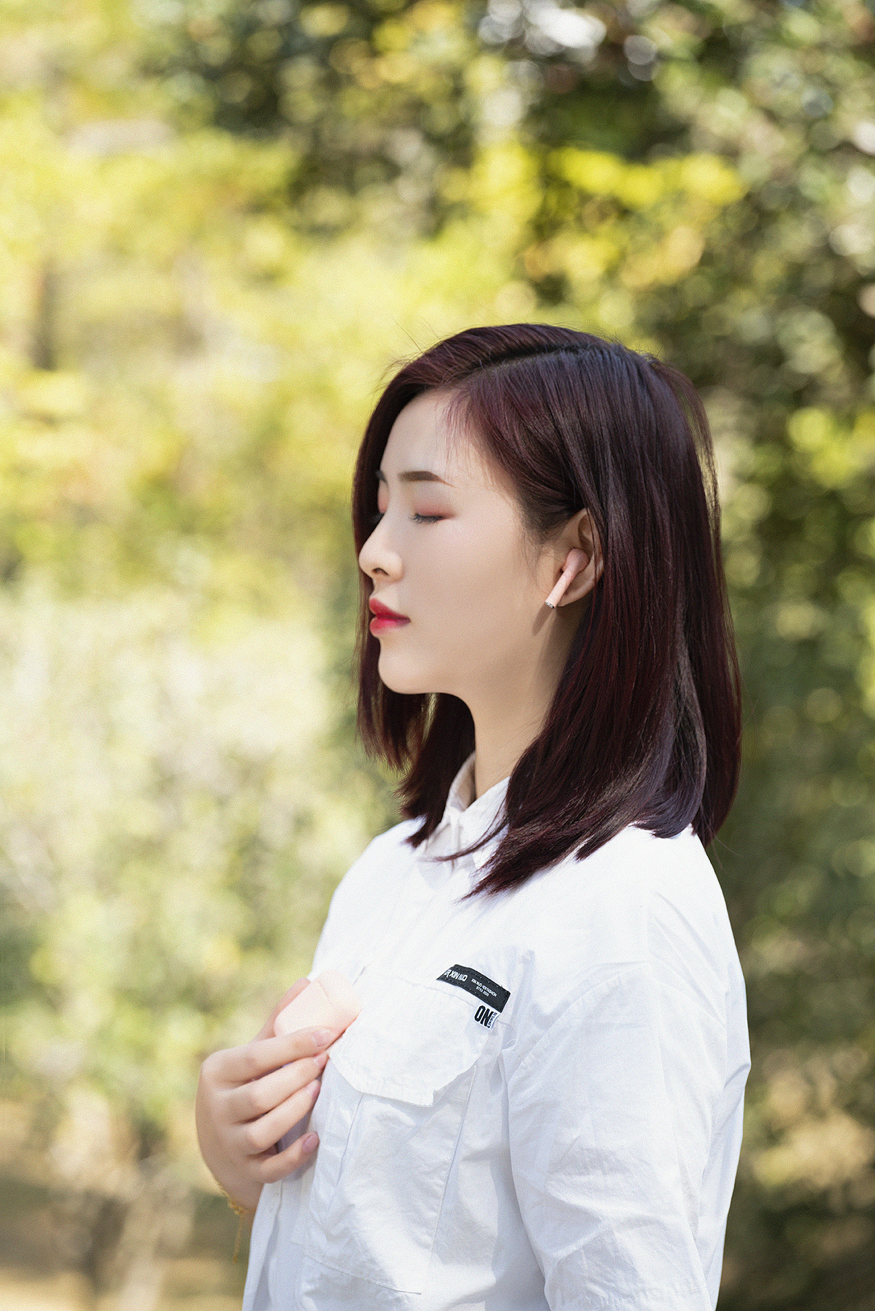 马卡龙色系耳机