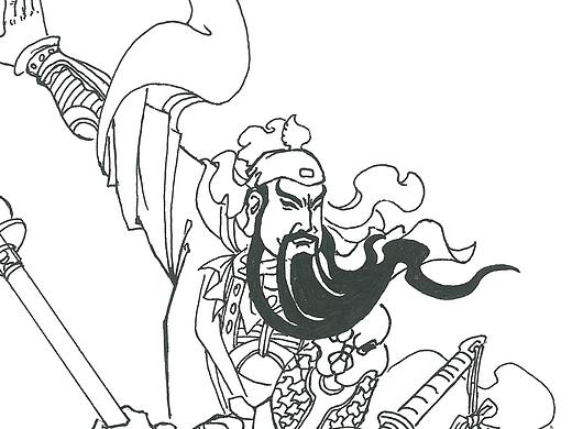 三国Q版人物插画