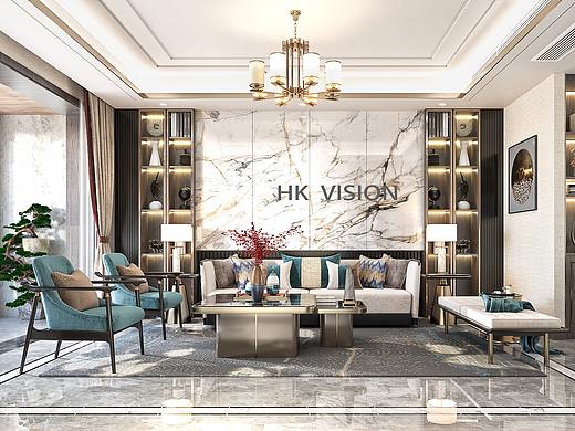 日常搬砖 新中式客厅~