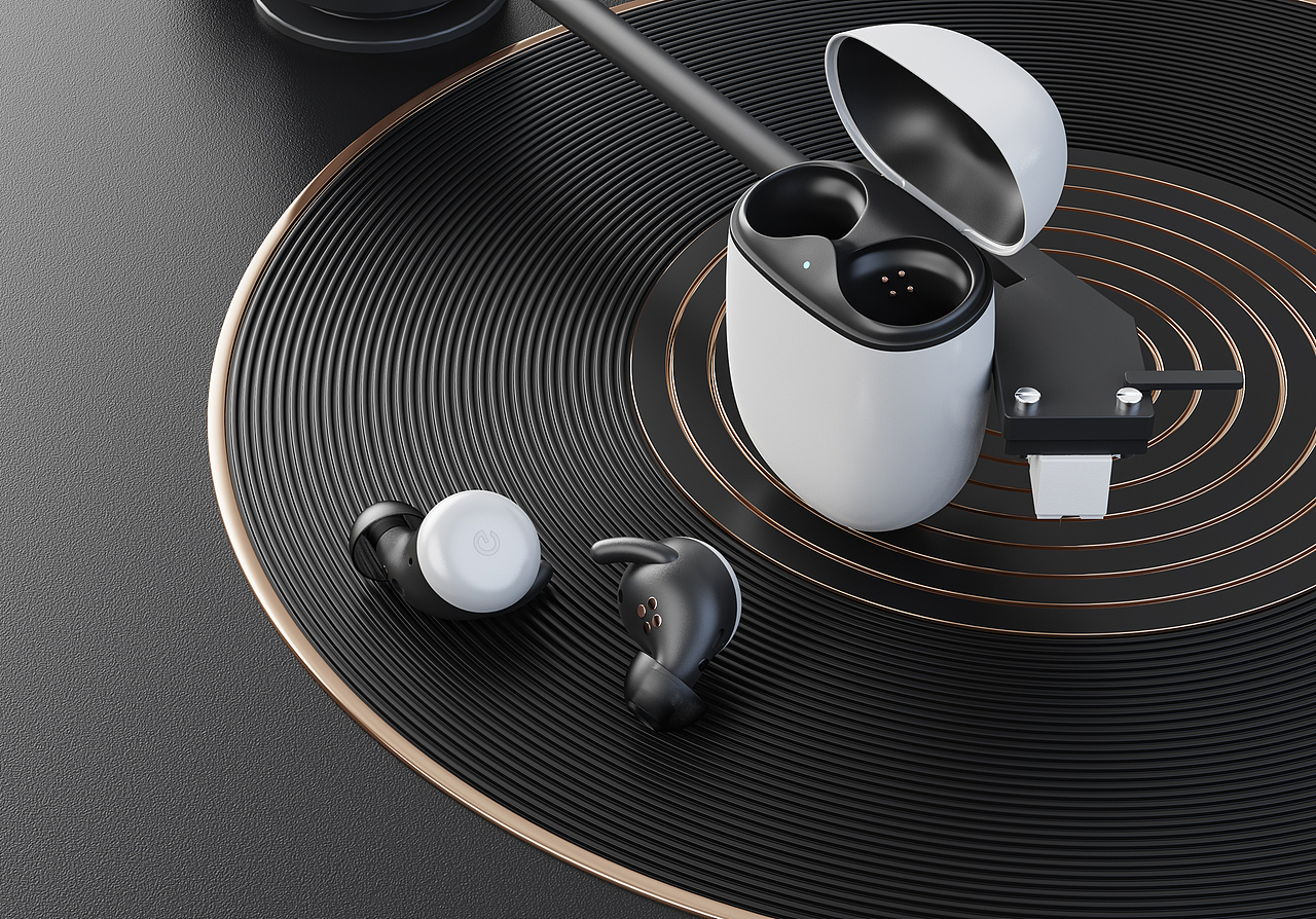 2022.1-2 场景渲染(手机、耳机、充电宝、音响、支架)（图ZMjkwNTIwNTUy） - 场景 - 站酷设计师真理之扉原创素材 - 站酷ZCOOL