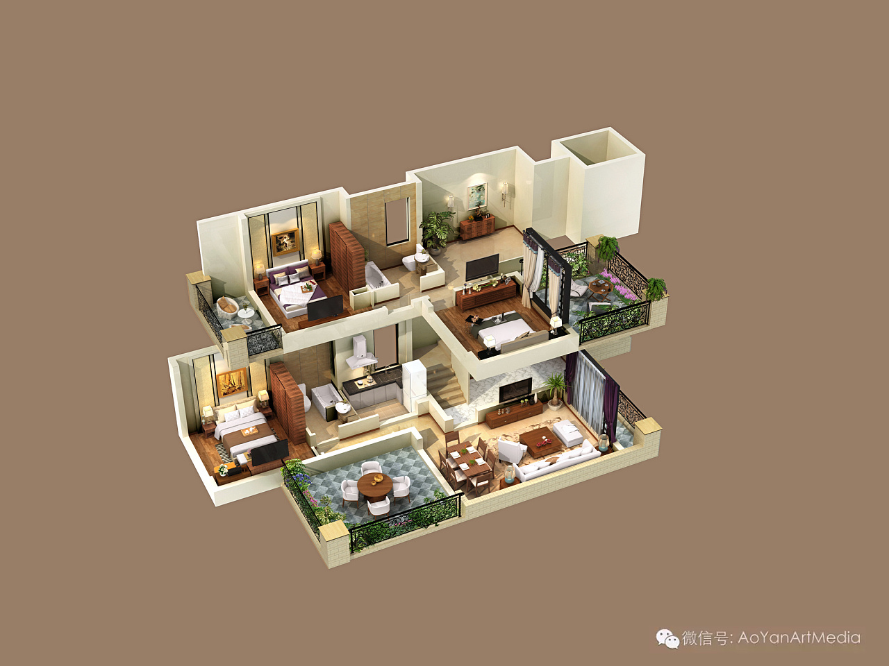 复式户型设计表现