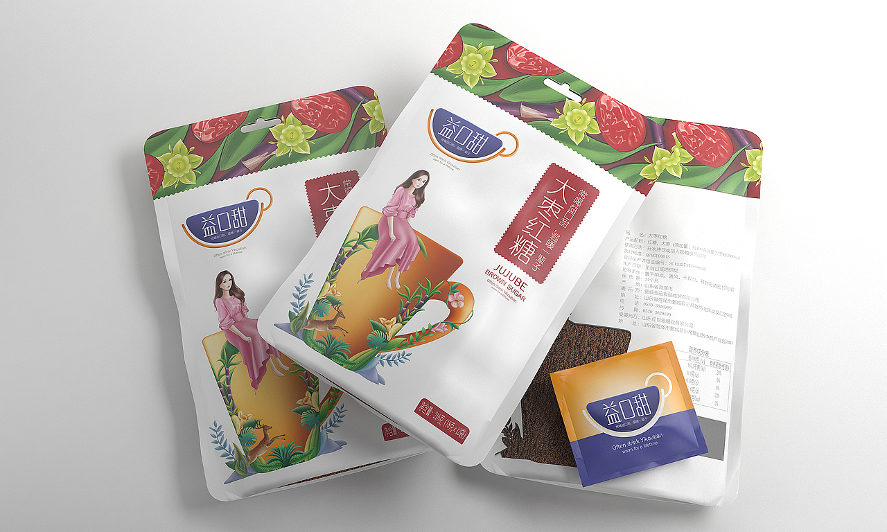 益口甜红糖—徐桂亮品牌设计（图ZMTU0NDU3NjY4） - 包装 - 站酷设计师徐桂亮品牌设计原创素材 - 站酷ZCOOL