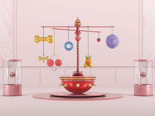 美陈杂锦效果图