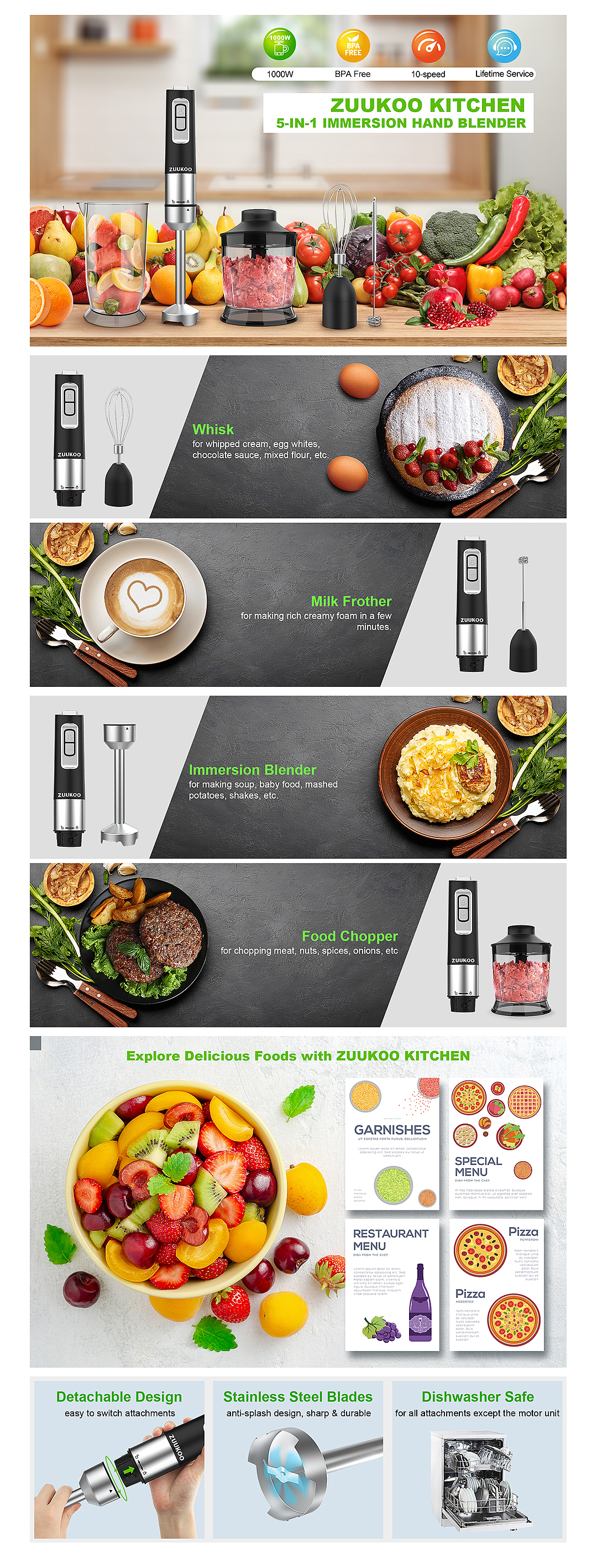 亚马逊-五合一搅拌棒