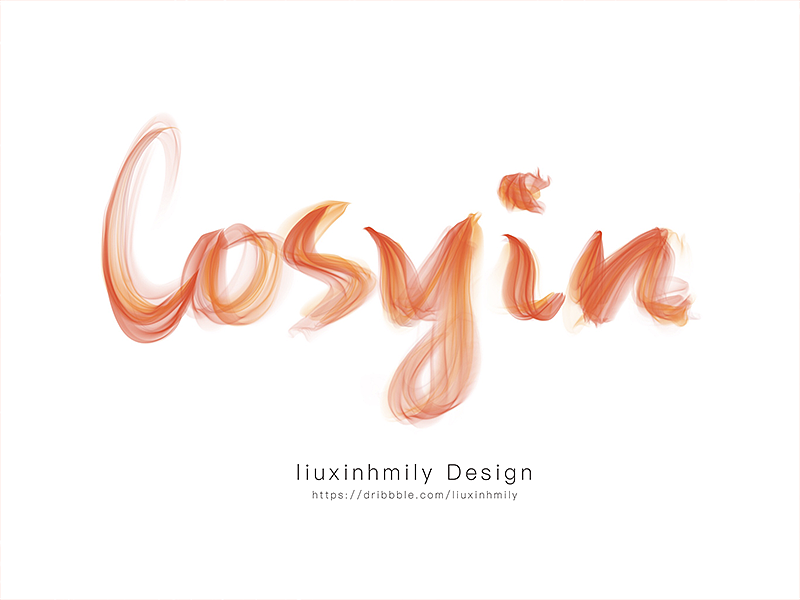 原创作品：Draw by Ipad Pro－微信互动画名字（二）（图ZNjc4MzIyNDg=） - 字体/字形 - 站酷设计师liuxinhmily原创素材 - 站酷ZCOOL