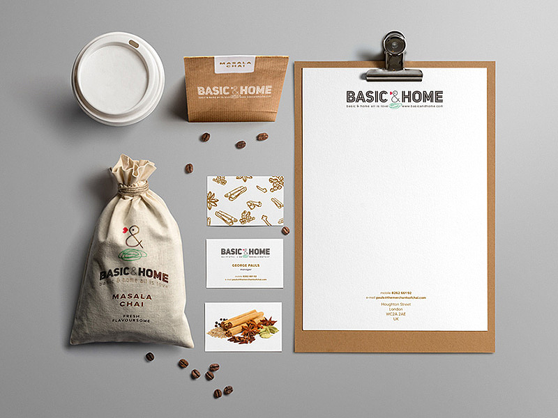 Basic&Home 品牌形象（图ZNjk3NjI5OTY=） - Logo - 站酷设计师CMYKER原创素材 - 站酷ZCOOL