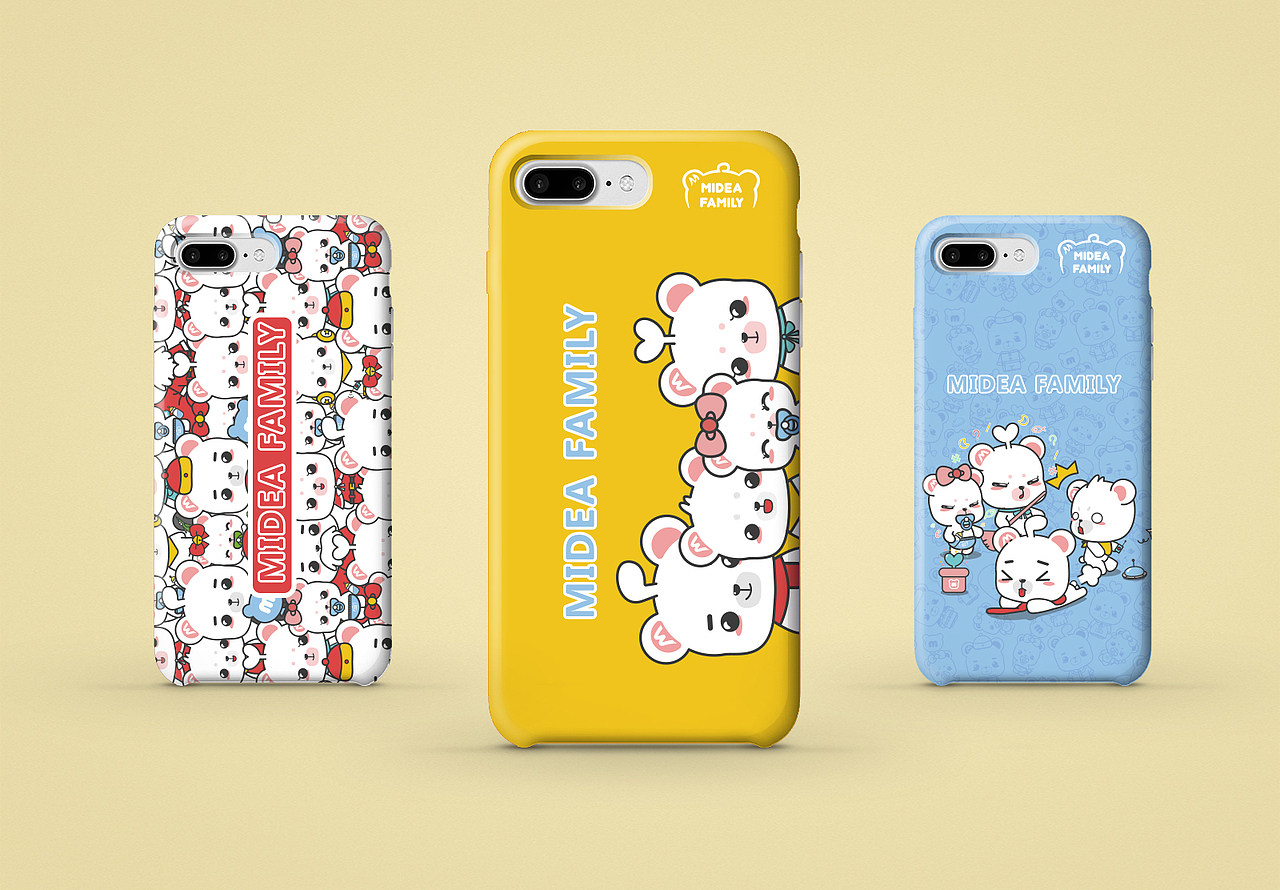 熊小美一家人（图ZMTkwNDM1MDA0） - IP形象 - 站酷设计师皓儿鱼原创素材 - 站酷ZCOOL