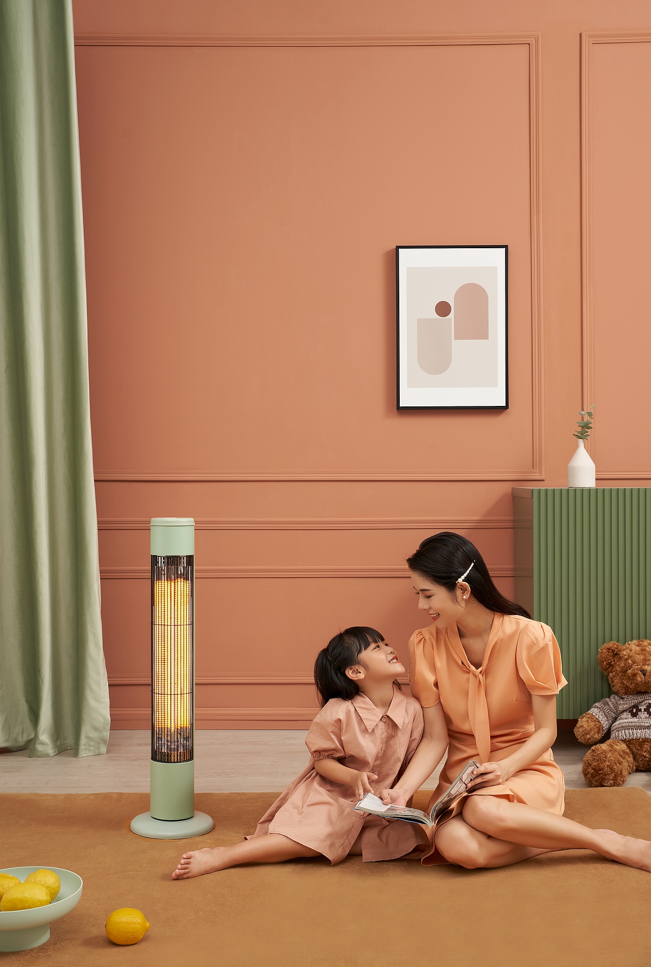 座地式暖风机场景图