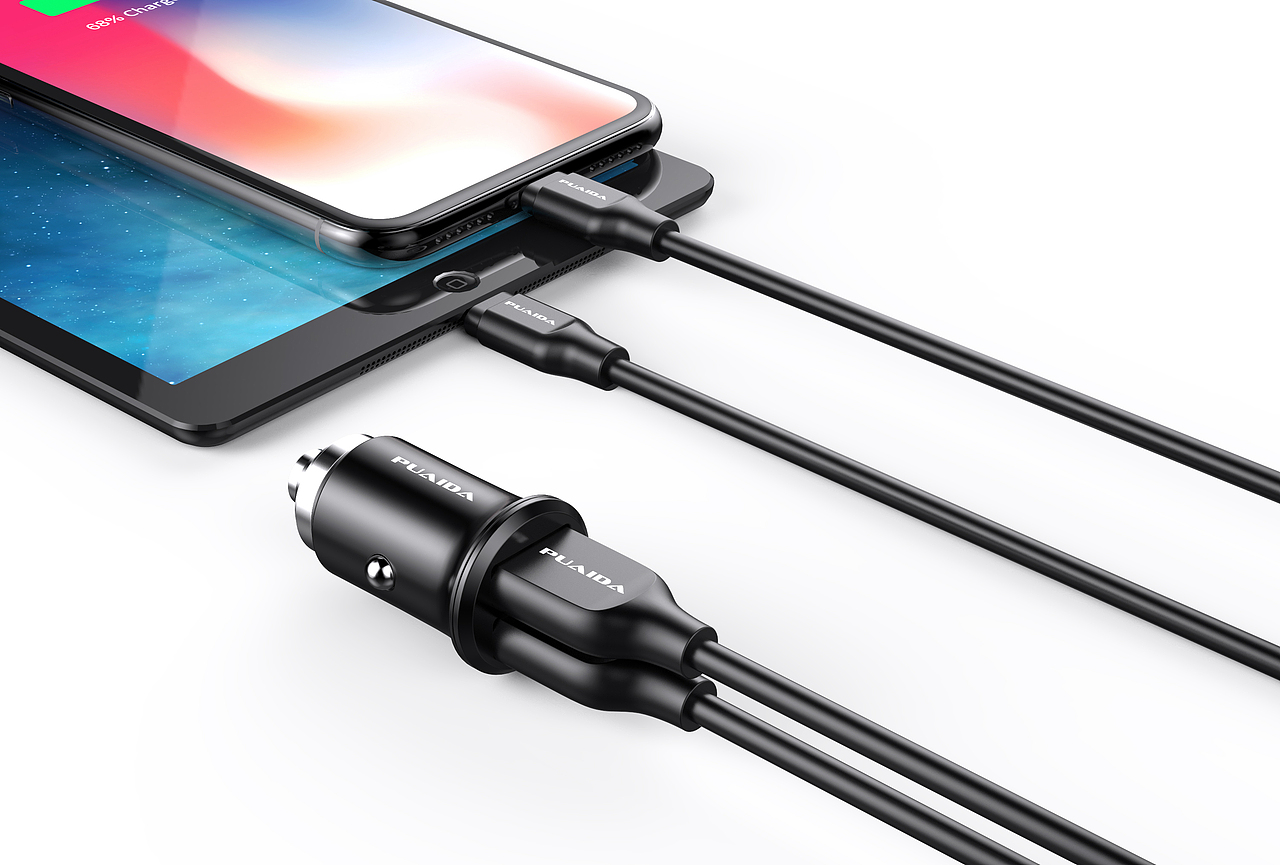 亚马逊车充建模渲染