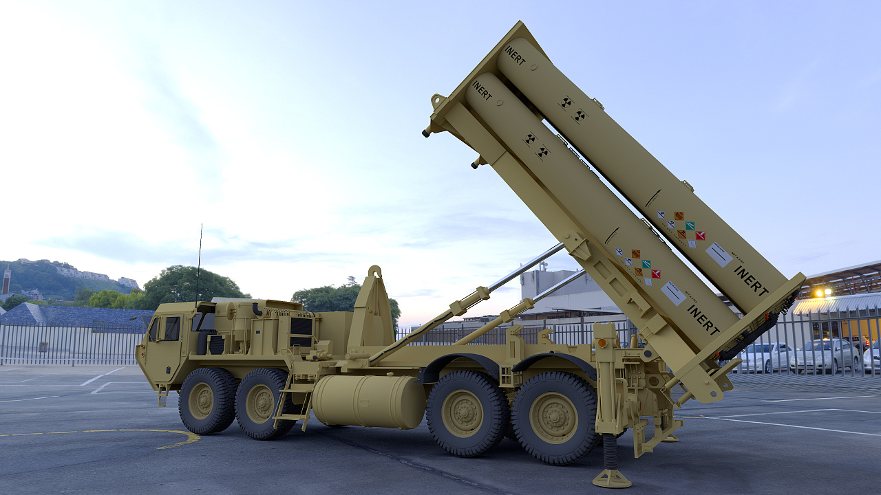 导弹发射车及其x波段雷达