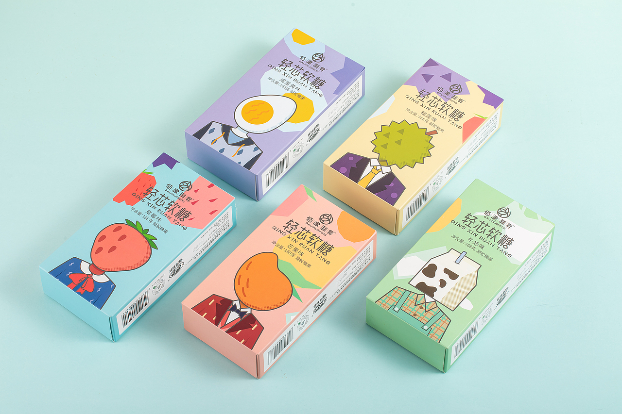 糖果类包装展示