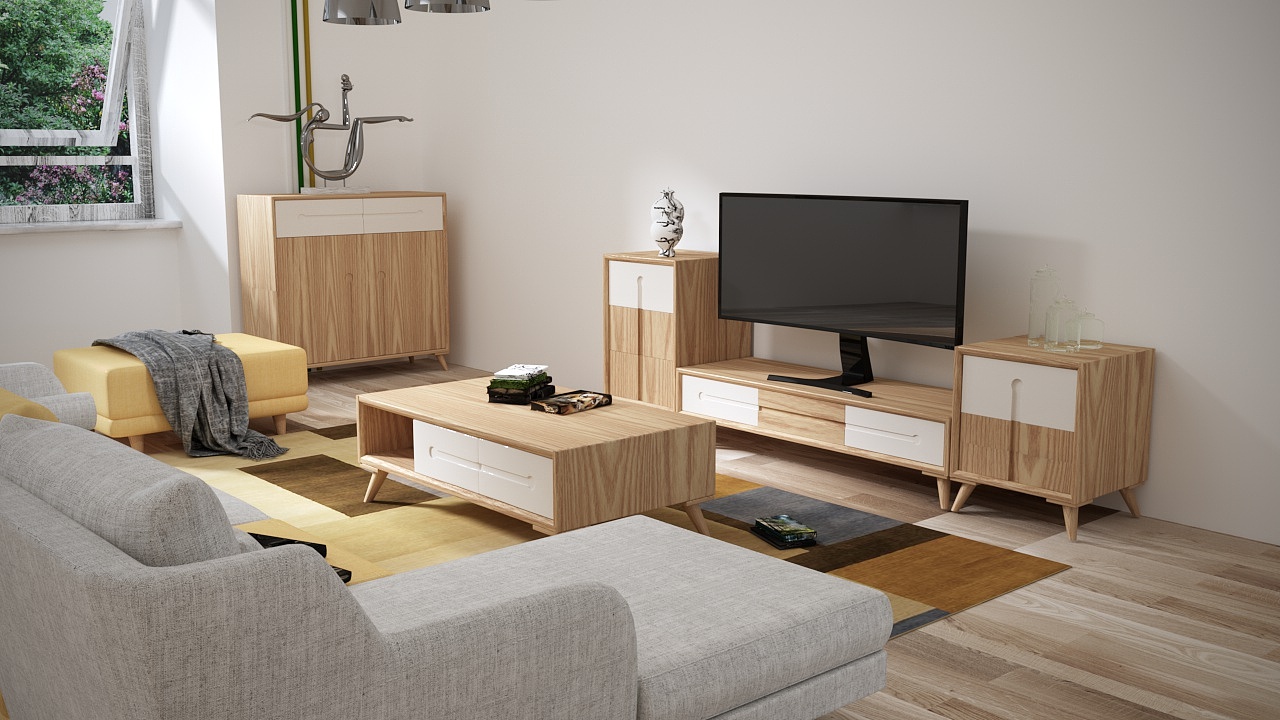 用C4D 进行的室内家具建模渲染。学习用= =！（图ZOTkyNzg4ODg=） - 生活用品 - 站酷设计师Poisonapple原创素材 - 站酷ZCOOL