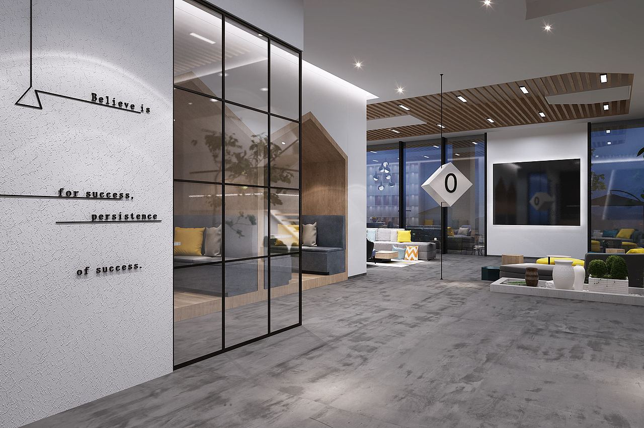 宝安办公室装修 宝安办公室设计装修 写字楼装饰公司（图ZMjU4NjQwNzYw） - 家装设计 - 站酷设计师宝安装修设计公司原创素材 - 站酷ZCOOL