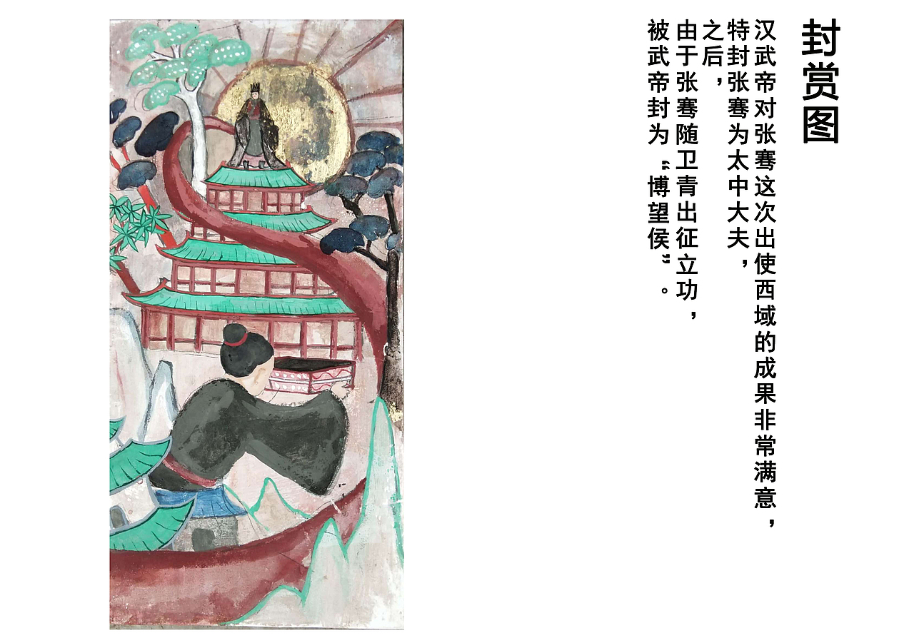 张骞出使西域之西行迹绘本