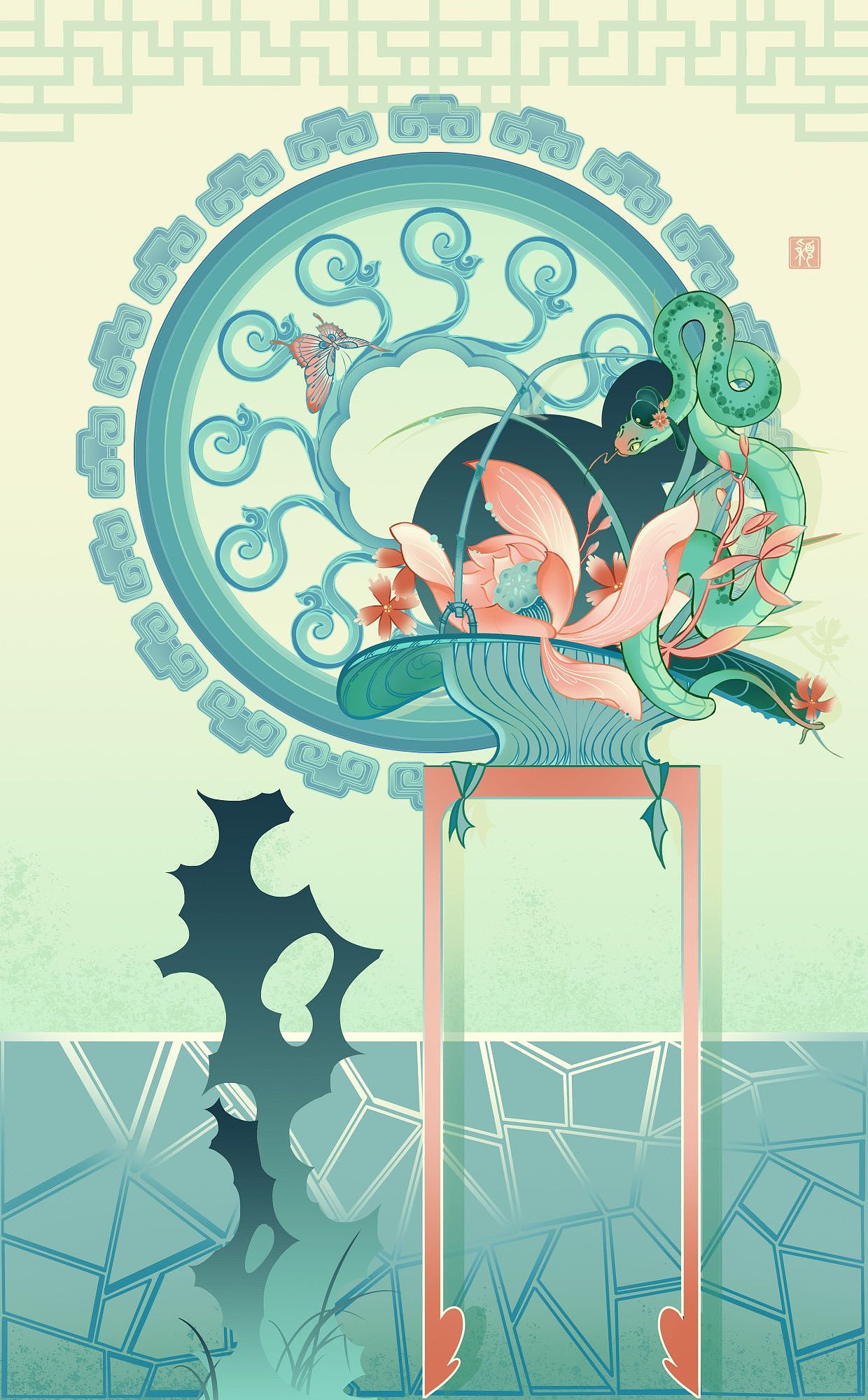 “宋韵生肖”插画设计（二）（图ZMzM3MjcyMjY4） - 概念设定 - 站酷设计师未荡荡原创素材 - 站酷ZCOOL