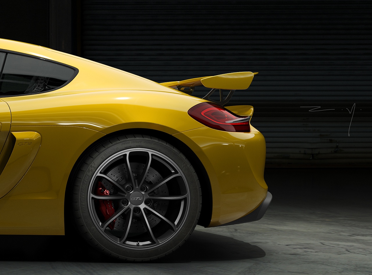 保时捷GT4 CGI
