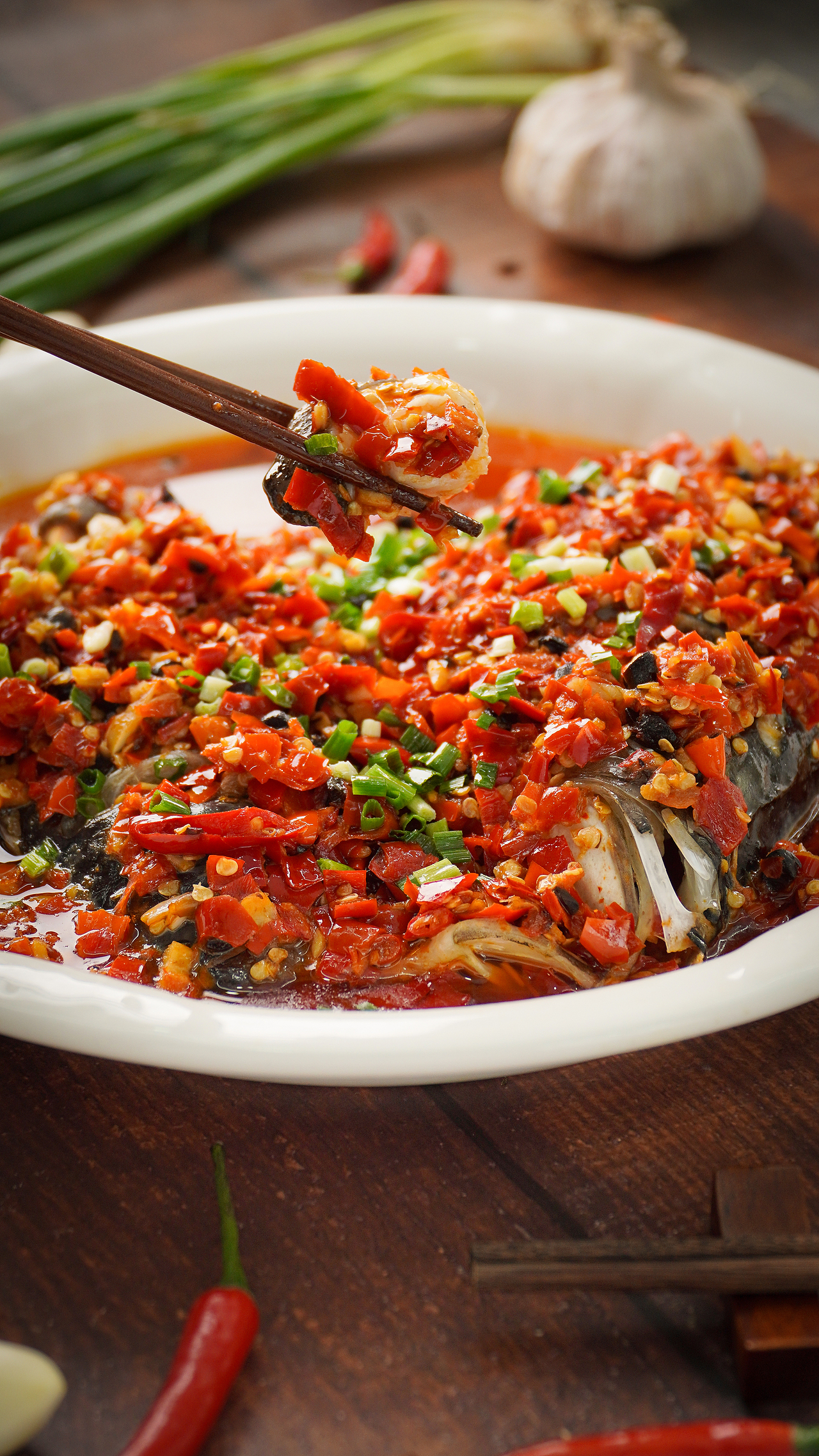 剁椒鱼头｜中餐拍摄（图ZMjkzMTUzMzk2） - 美食摄影 - 站酷设计师QQQQQin原创素材 - 站酷ZCOOL
