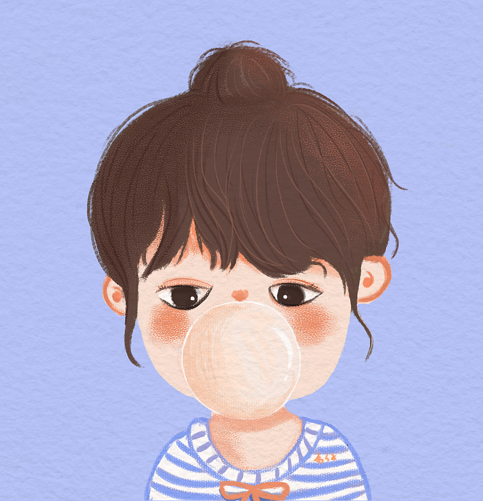 可爱绘本人物小头像