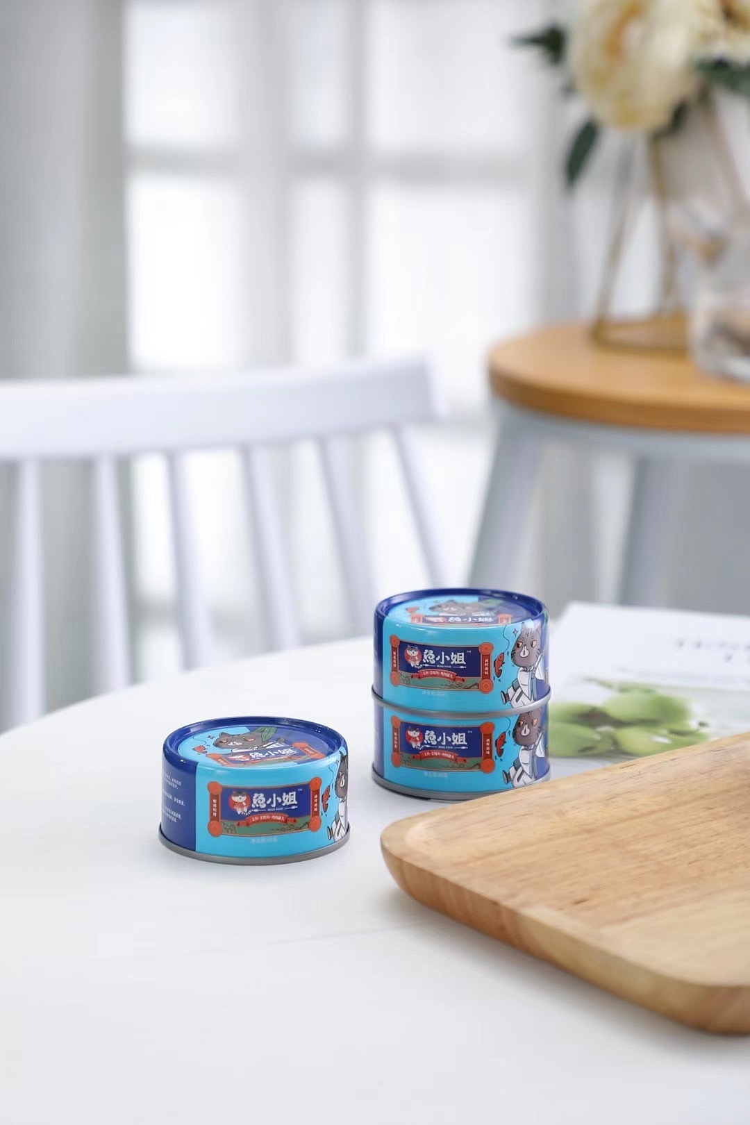 鱼小姐猫罐头品牌包装设计