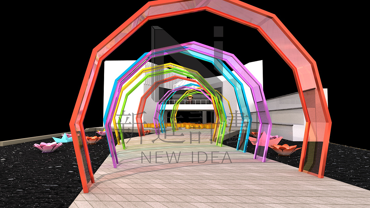 地产小镇项目IP美陈展示（图ZMjc3OTIzMTQw） - 其他三维 - 站酷设计师新進计划原创素材 - 站酷ZCOOL