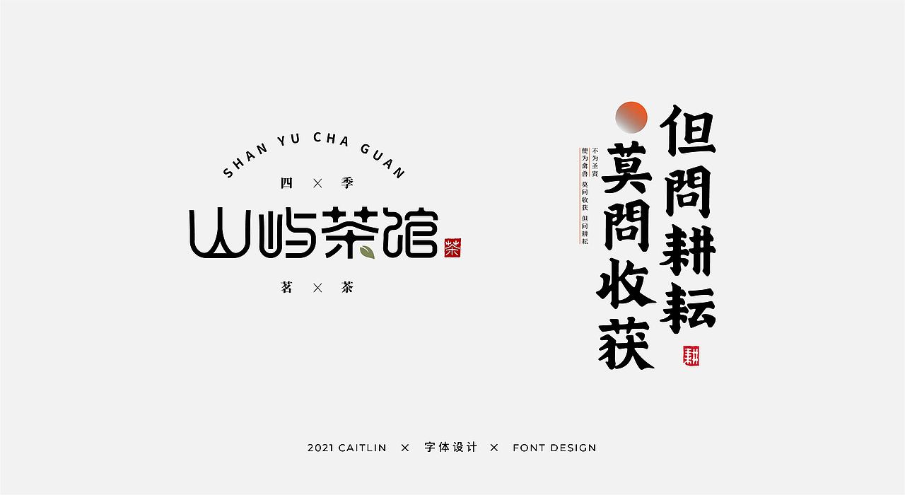 2021年度作品总结（图ZMjgzMTU2NjAw） - 字体/字形 - 站酷设计师Caitlin_翁彩婷原创素材 - 站酷ZCOOL