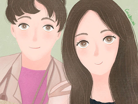 原创插画｜记录小情侣日常