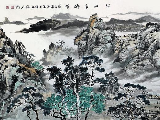 张俊松山水画
