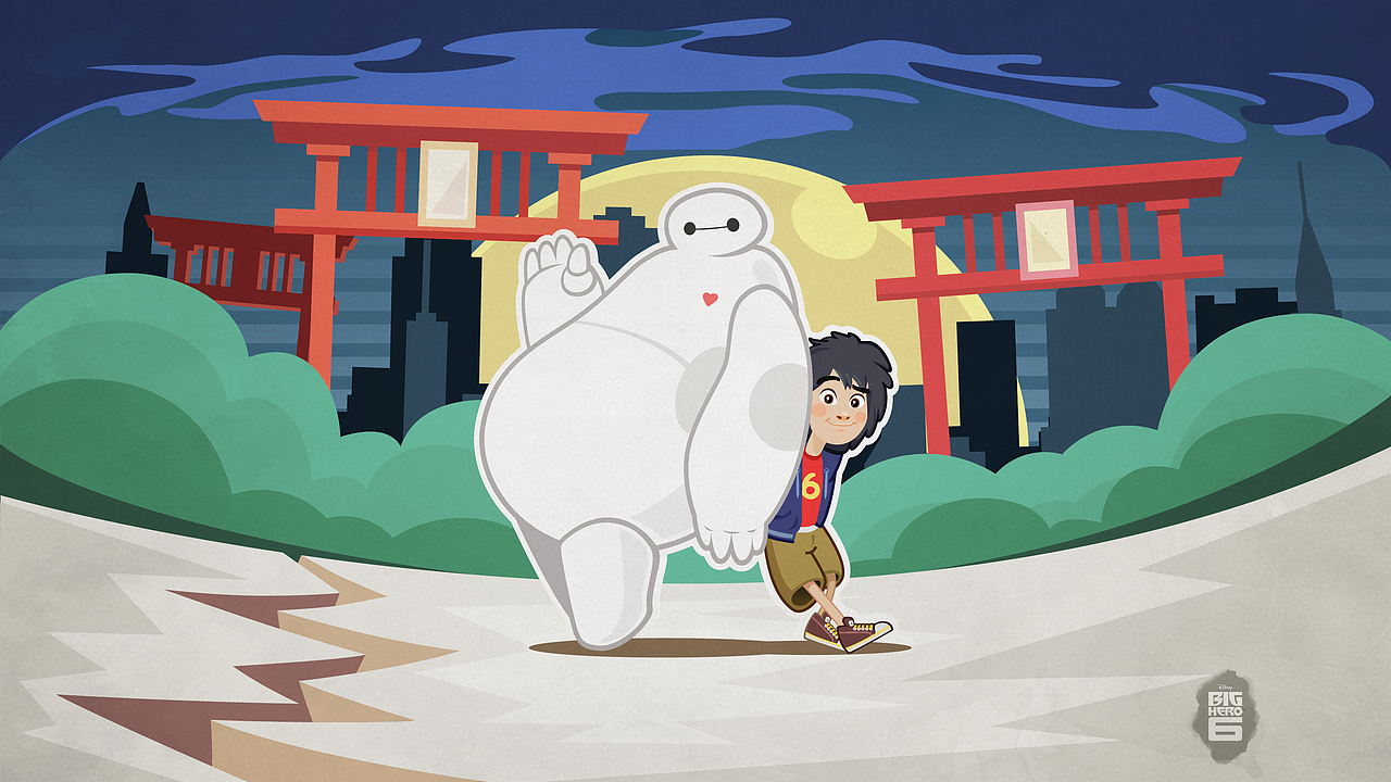 超能陆战队Big hero 6（图ZMzA5ODE2NzI=） - 创作习作 - 站酷设计师KEV_X原创素材 - 站酷ZCOOL