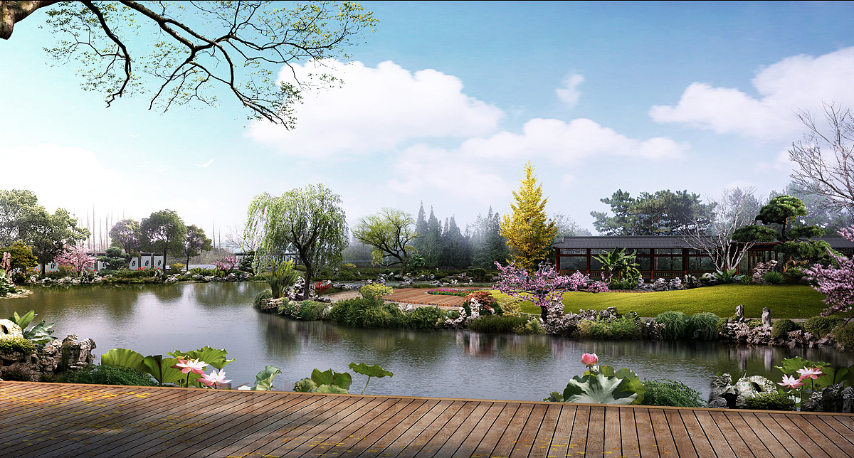 滨水沿河景观