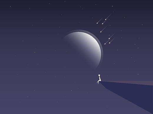 星空 插画风格