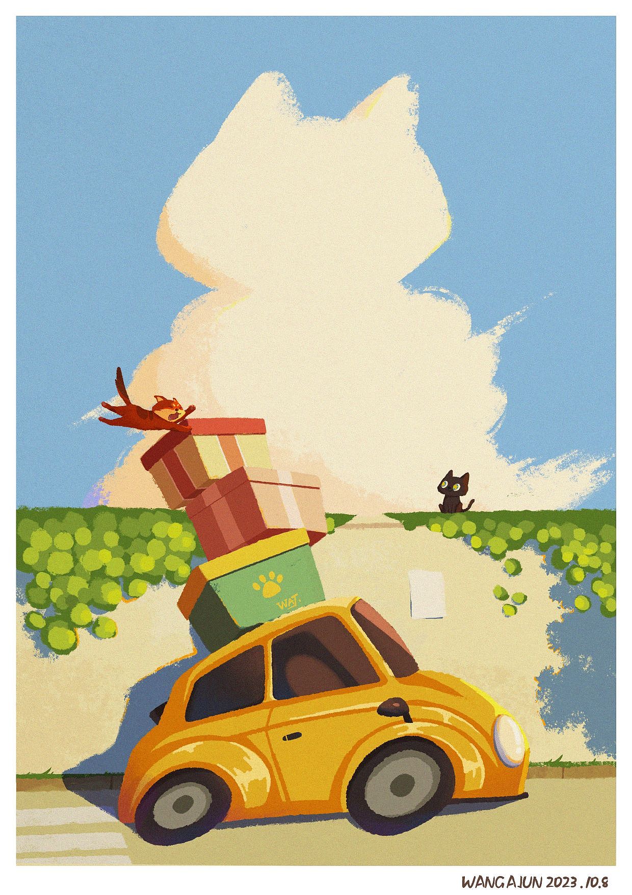 色彩練習(xí)（圖ZMzU0NTkwOTQ0） - 兒童插畫 - 站酷設(shè)計師王阿俊原創(chuàng)素材 - 站酷ZCOOL