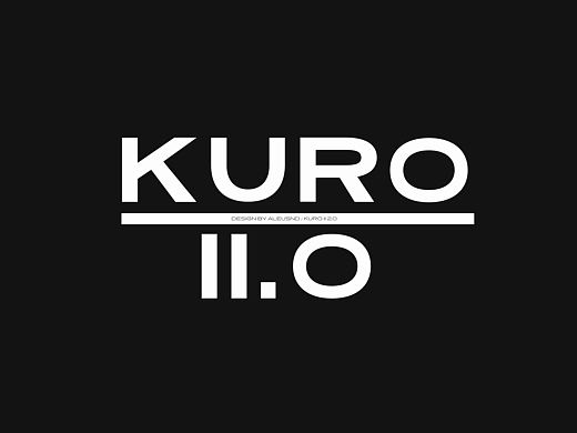 KURO 服装品牌 Brand design