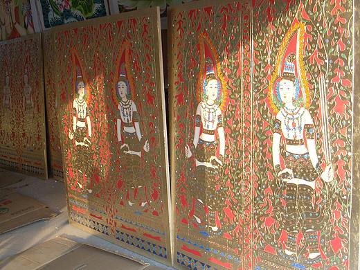 销售金箔贴金箔绘制金箔壁画