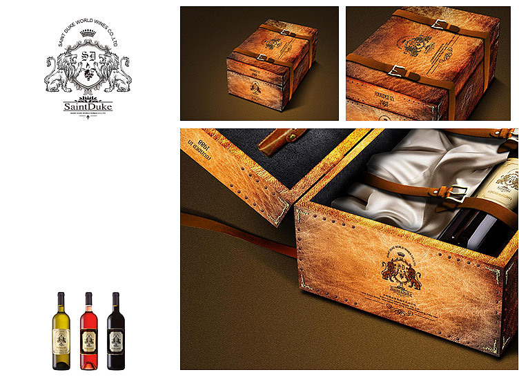 Saint Duke 红酒包装设计（图ZODk3MTU4Mjg=） - 包装 - 站酷设计师Silen沈原创素材 - 站酷ZCOOL