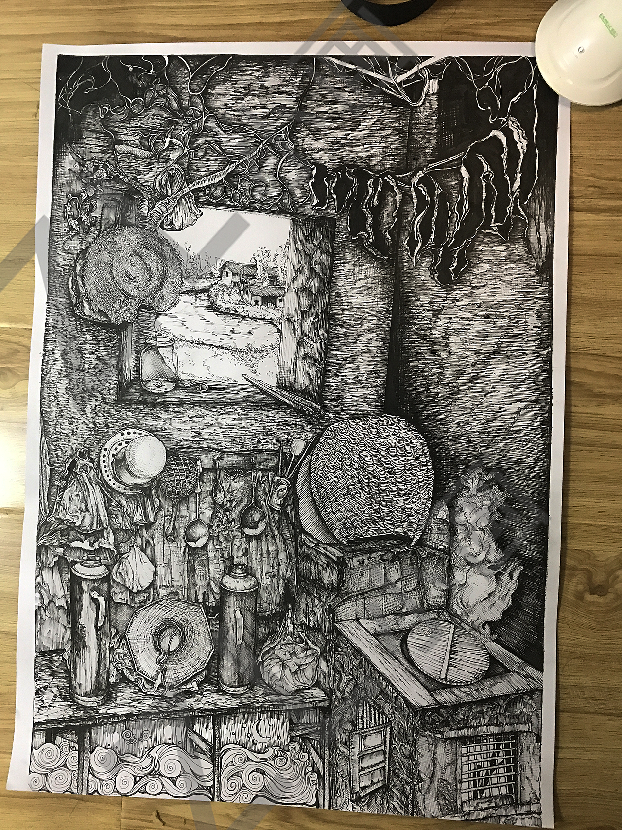 原创黑白插画（图ZMTg3Njg0ODA0） - 绘画 - 站酷设计师龍龍吖原创素材 - 站酷ZCOOL