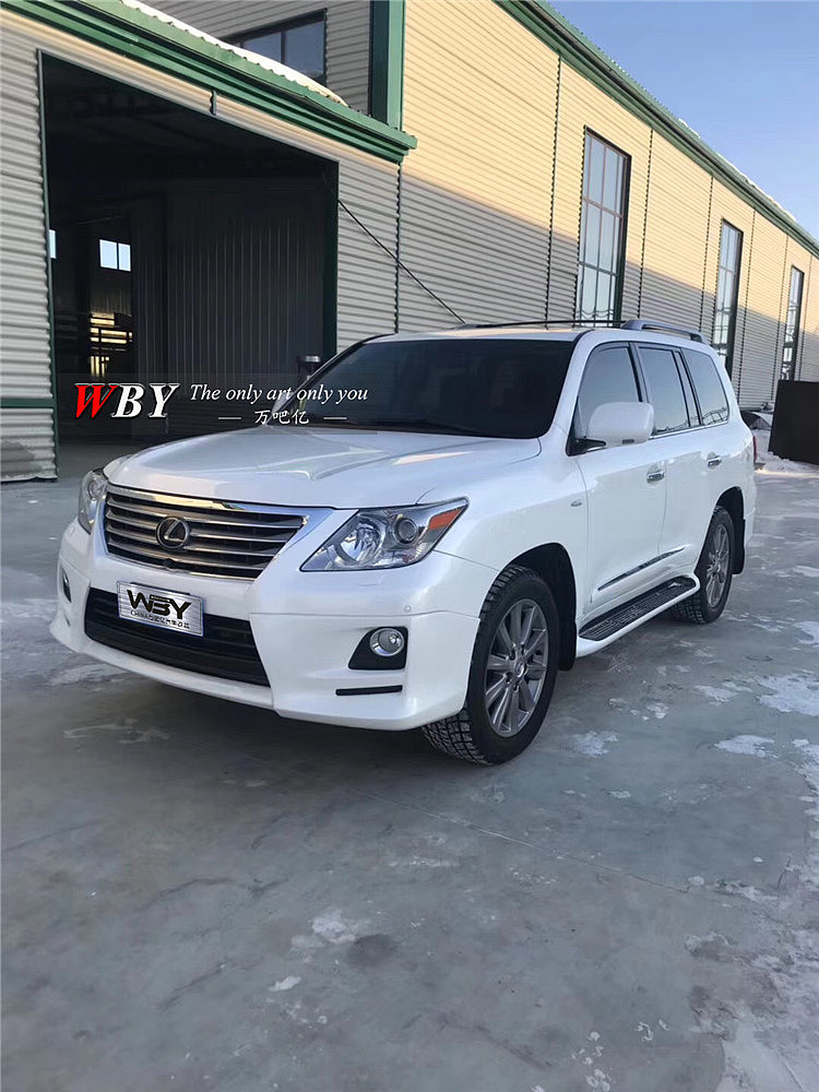 07-11年老款雷克萨斯LX570改装美版小包围凌志前杠加装